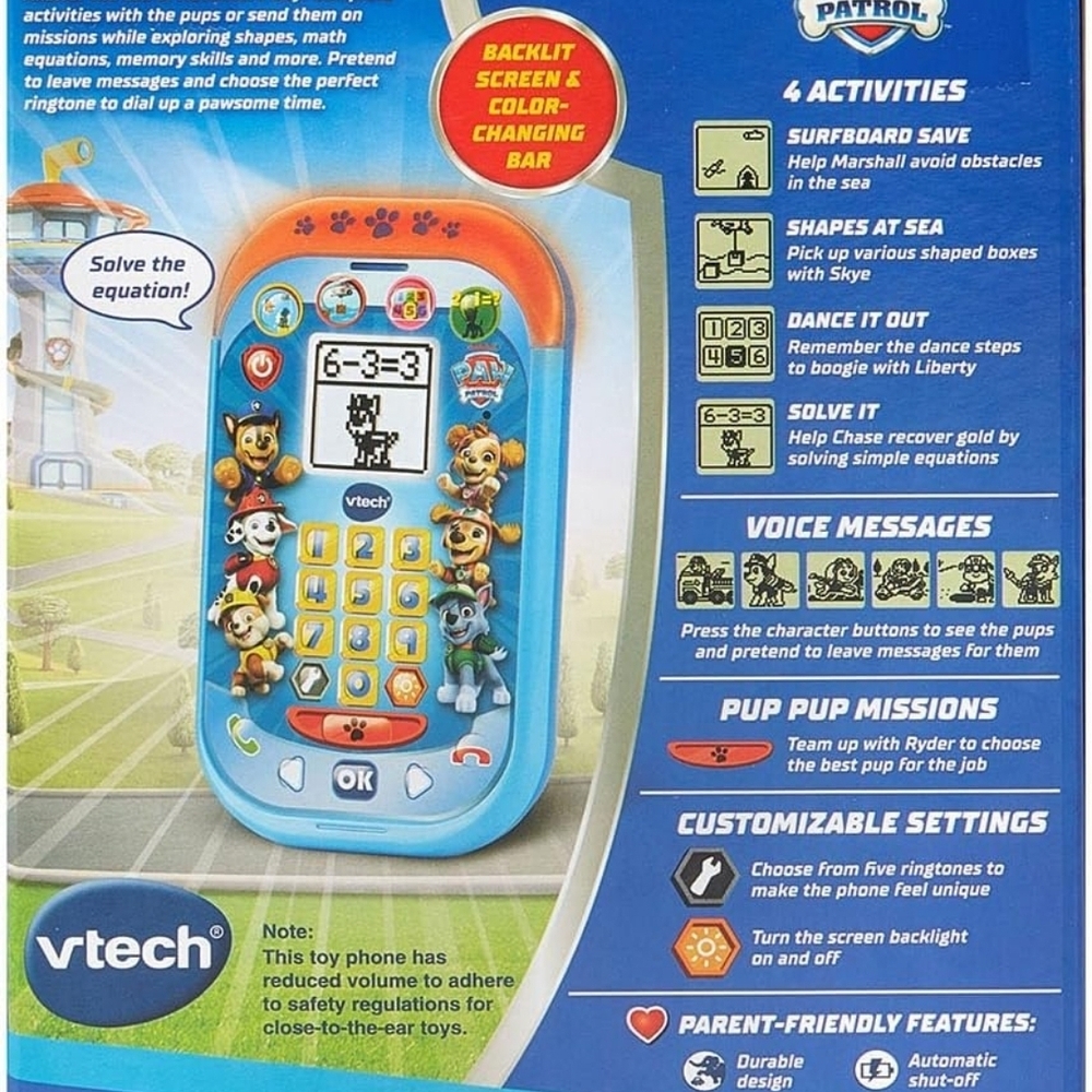 Vtech Paw Patral Rescue Mission Learning Phone - Picture 5 of 15